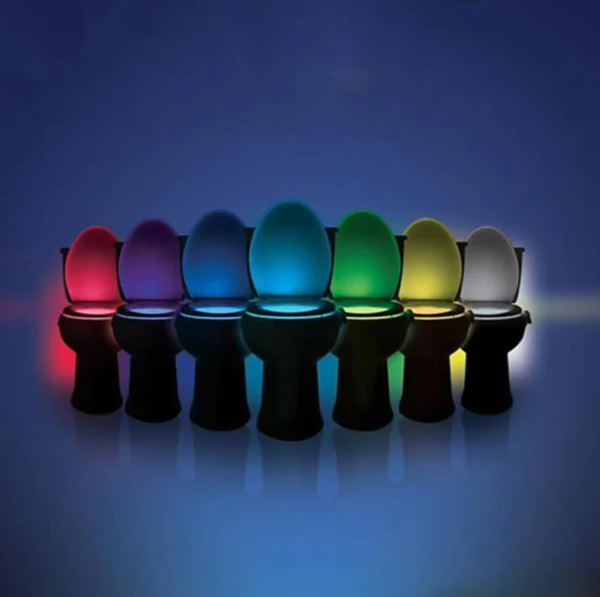 Multicoloured Motion Censored Toilet Light (8 Colour) - Image 2