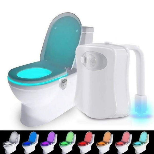 Multicoloured Motion Censored Toilet Light (8 Colour) - Image 4