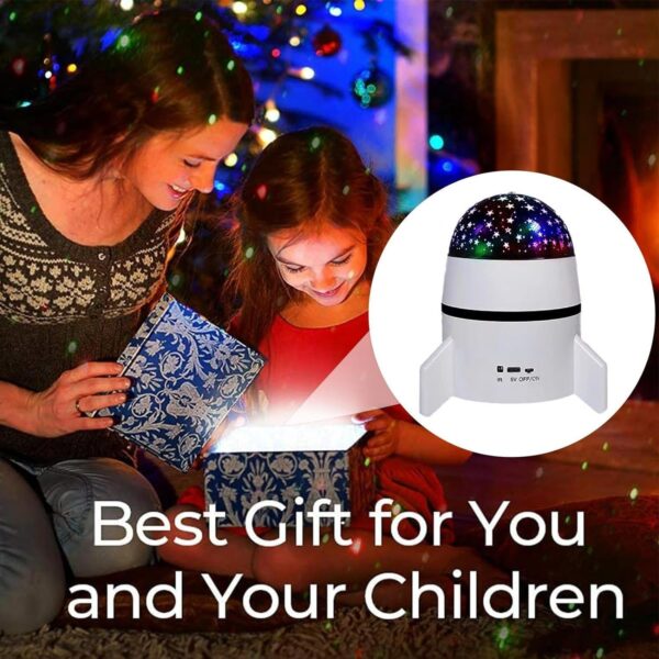 Rotating Magic Rocket Light With Bluetooth Speaker - Image 2