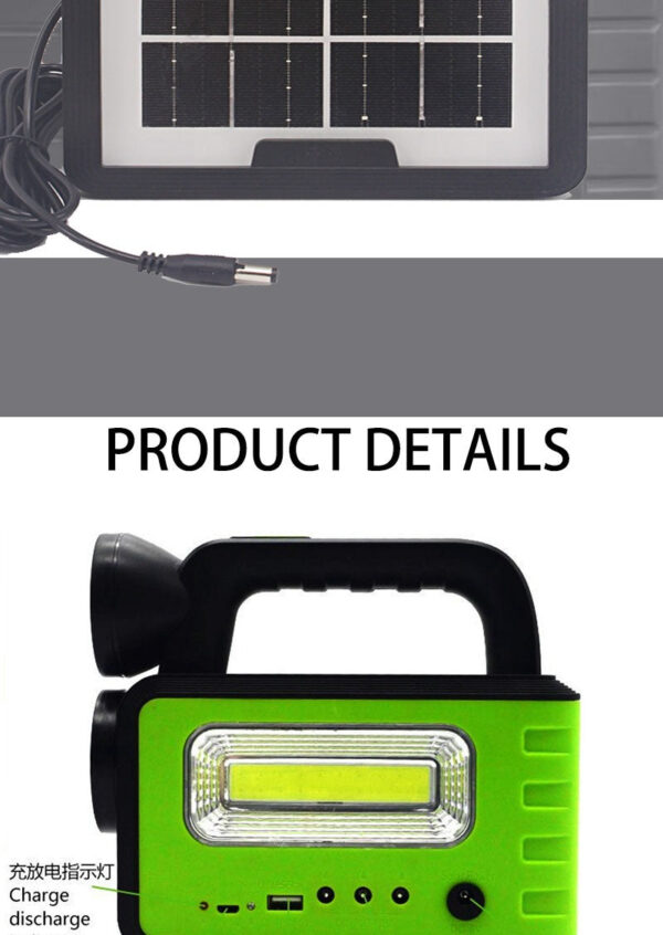 Solar Power Bank Flashlight System - Image 7