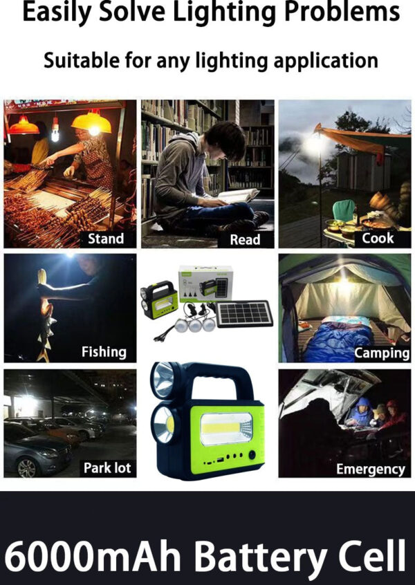 Solar Power Bank Flashlight System - Image 5