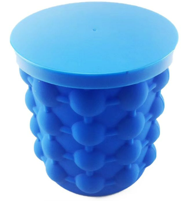 2in1 Magic Silicone Ice Cube Bucket Genie