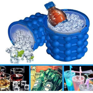 2in1 Magic Silicone Ice Cube Bucket Genie