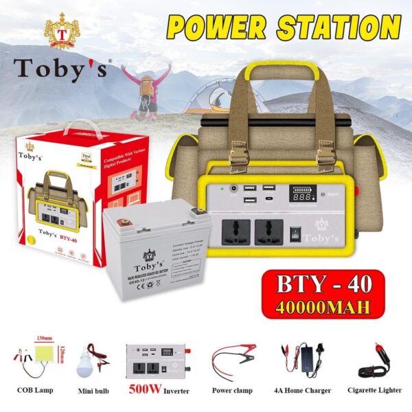 Backup Battery And Power Station (400w)