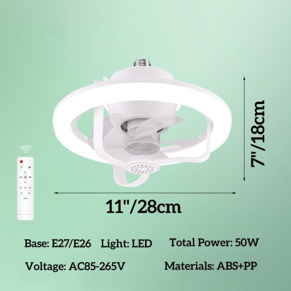 Socket Fan Light - Image 3