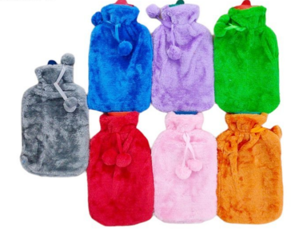 Hot Water Bag With Faux Fur (2L) - Image 3