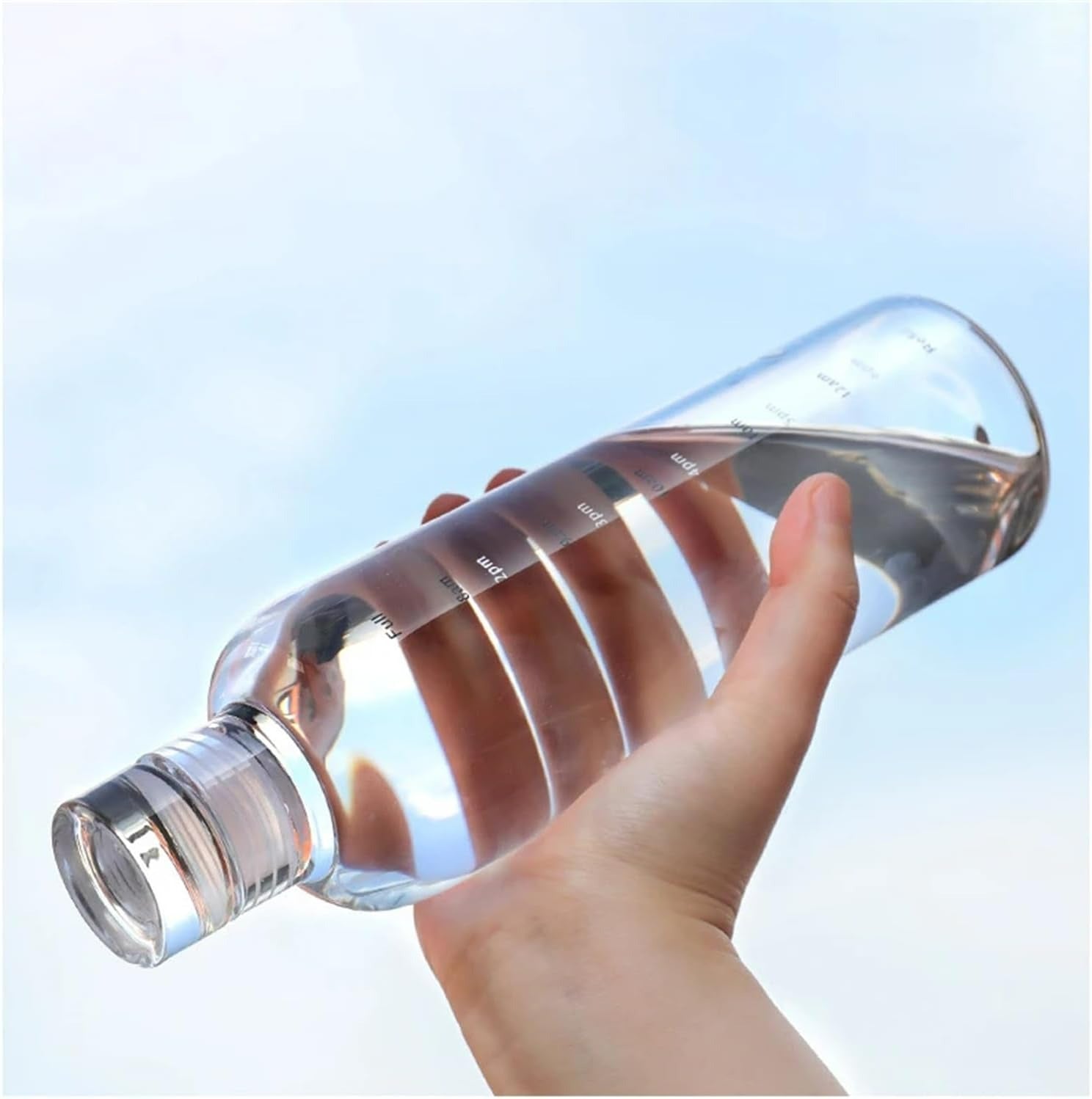 Clear Motivational Water Bottle (700ml)