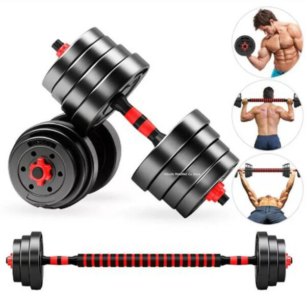 Home Gym Adjustable Dumbbell/Barbell Set (20kg)