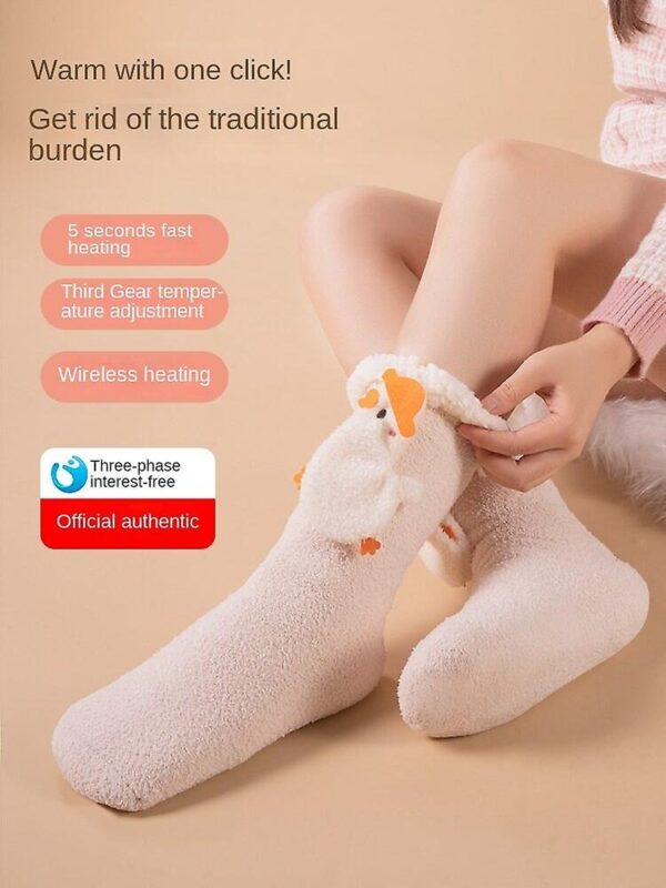 Rechargeable Heating Electric Socks - Image 3