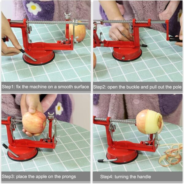 Apple Slicing Coring And Peeling Machine - Image 5