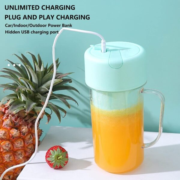 USB Rechargeable Personal Blender (500ml) - Image 4