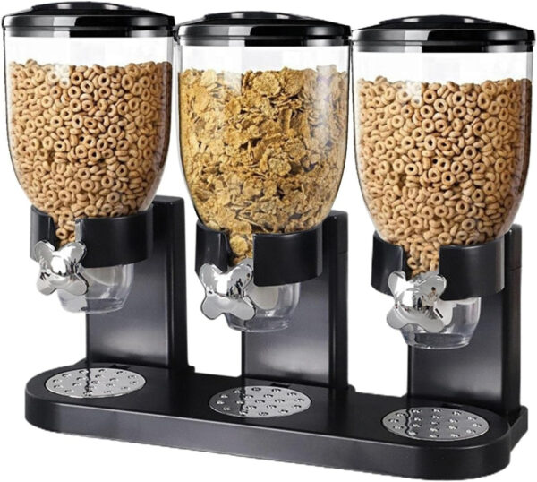 Triple Canister Dry Food Dispenser - Image 5