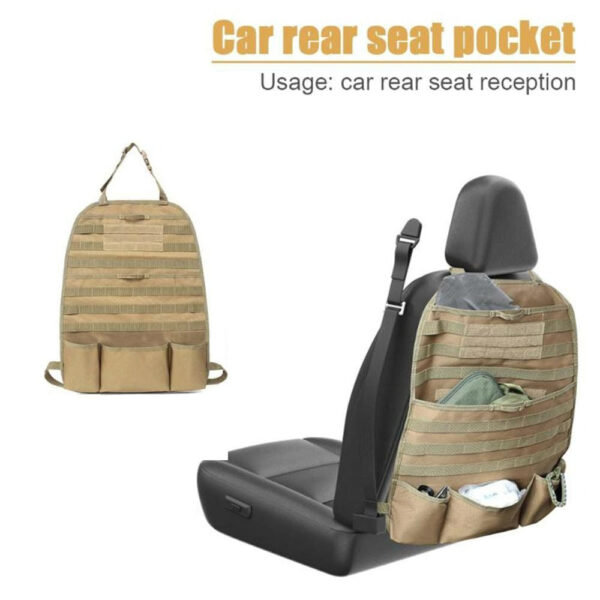 Tactical Car Seat Backpack Organiser - Image 3