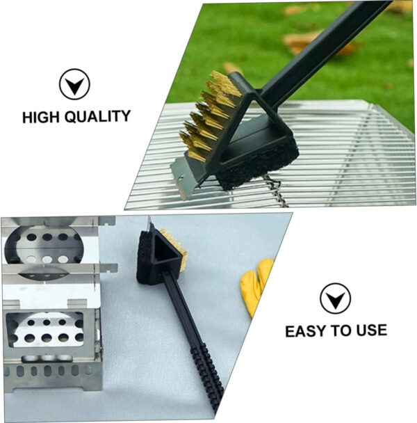 3in1 BBQ Grill Cleaner with Scraper - Image 5