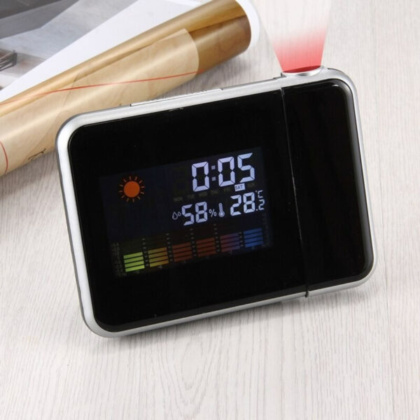 Digital Weather LCD Projector Clock - Image 3