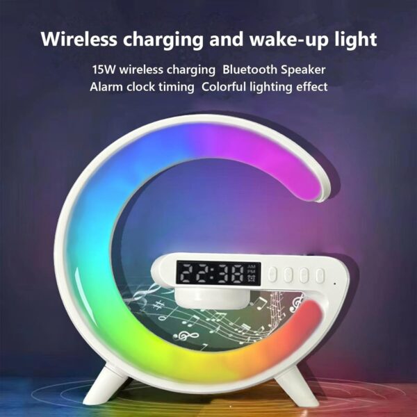 4in1 Wireless Speaker Charger Atmosphere Lamp - Image 3