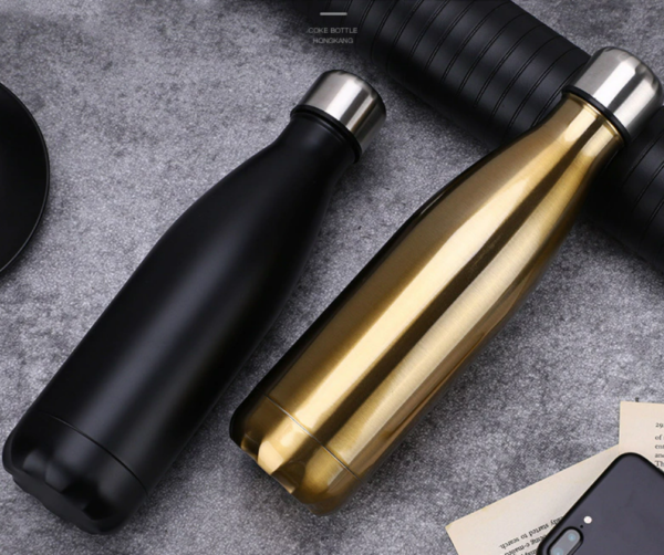 Double Wall Vacuum Insulated Stainless Steel Bottle (750ml)(Black) - Image 3