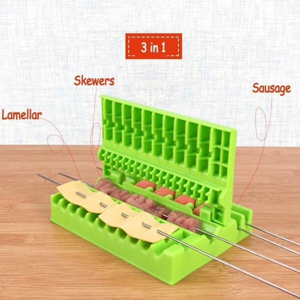 Multifunction Barbecue Stringer Skewers Tool - Image 3