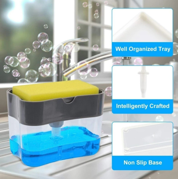 Soap Dispenser and Sponge Caddy - Image 3