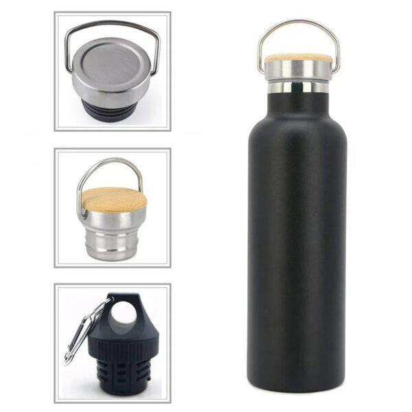 Vacuum Insulated Thermos Bottle With Carry Handle (1L)