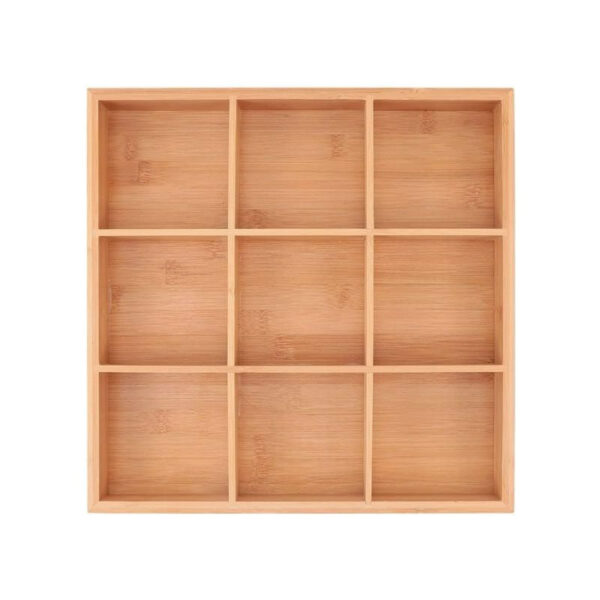 Universal Wooden Organiser (9 Compartment) - Image 3