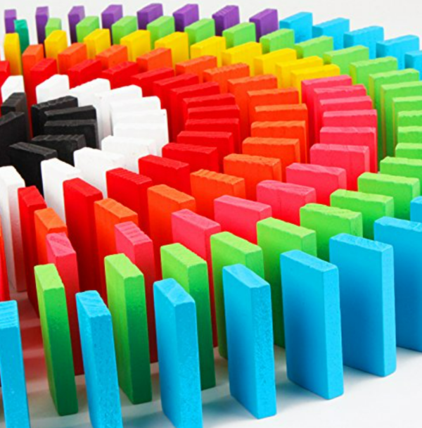 Wooden Domino Set (100 pcs) - Image 3