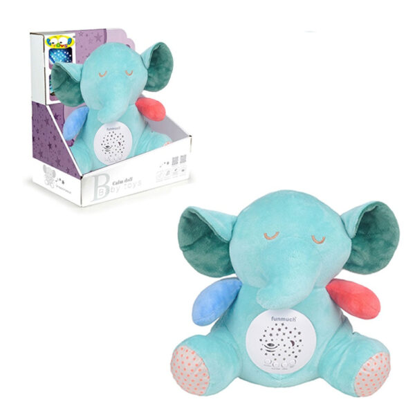 Musical Projector Elephant Plush Toy - Image 3