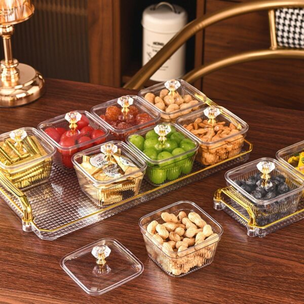 Multifunctional Snacks Dish Tray (8 Bowls) - Image 3