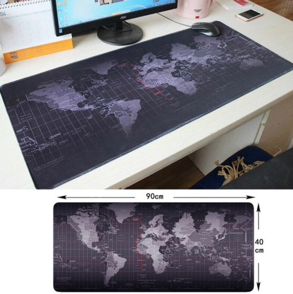 Large Anti-Slip World Map Mouse Pad - Image 5