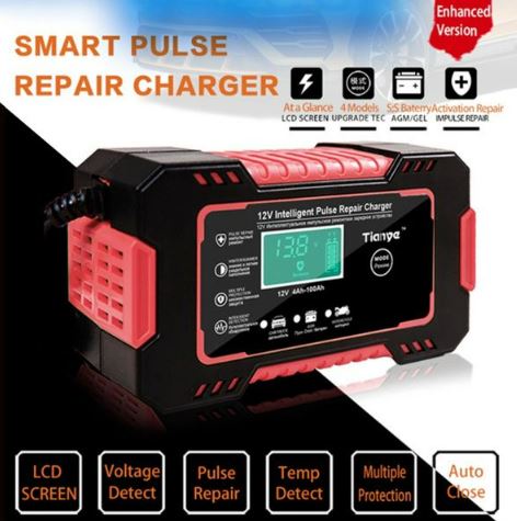 Intelligent Pulse Repair Car Battery Charger