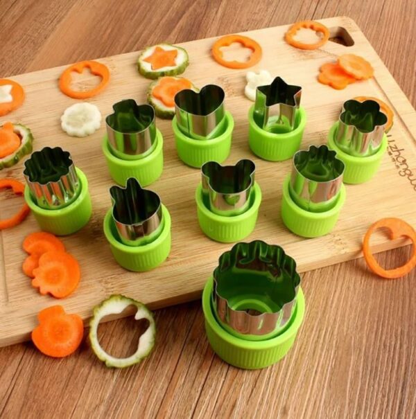 Fruit And Cookie Cutter Set (9 pcs) - Image 3