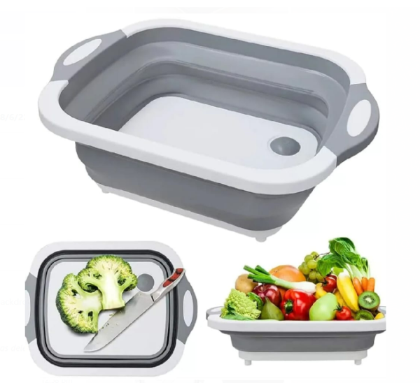 3In1 Folding Vegetable Cutting Board and Drainer - Image 4