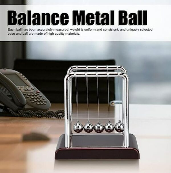 Newton’s Cradle Balance Balls - Image 3