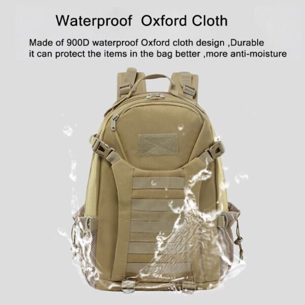 Tactical Military Backpack (Khaki) - Image 3