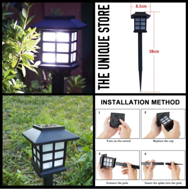 Solar Light Pathway Lights (2 pcs) - Image 4