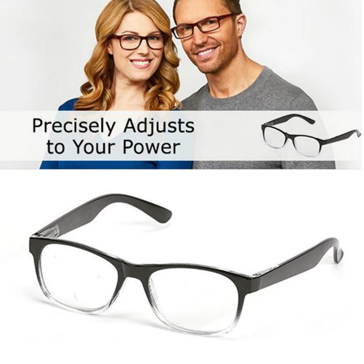 Adjustable Strength One Power Reading Glasses