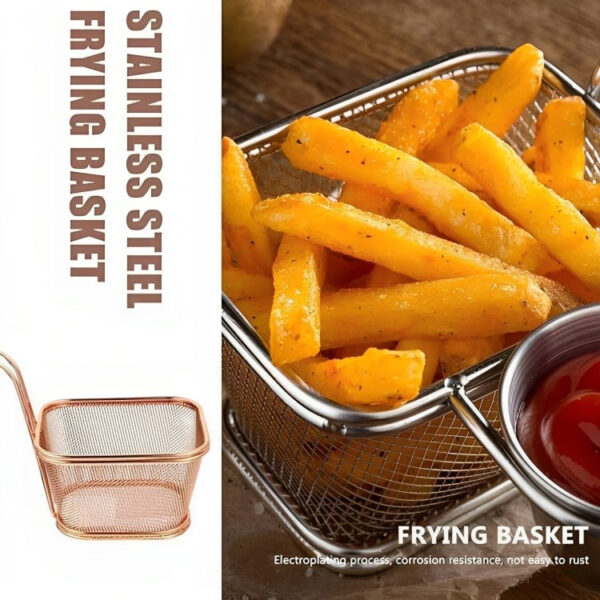 Steel Deep Fryer Basket (13cm) - Image 3