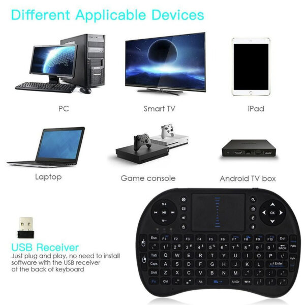 Mini Wireless Keyboard (Multicolour Fusion) - Image 3