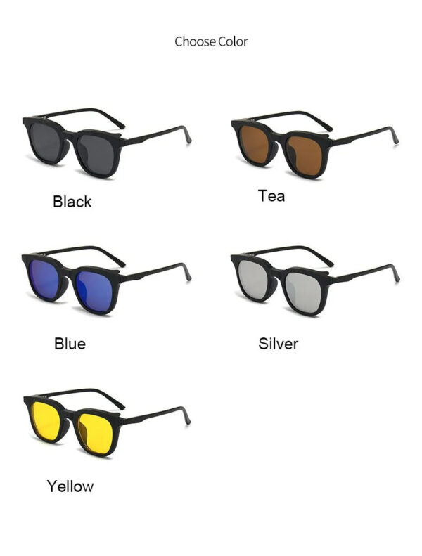 5in1 Antiglare Magic Vision Sun Glasses - Image 4