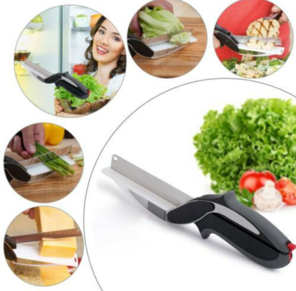 Clever Cutter Stainless Steel Vegetable Scissor - Image 5