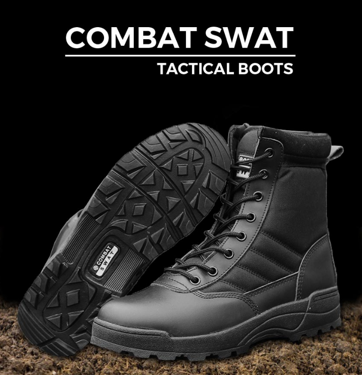 Combat Swat Army Military Hiking Boots