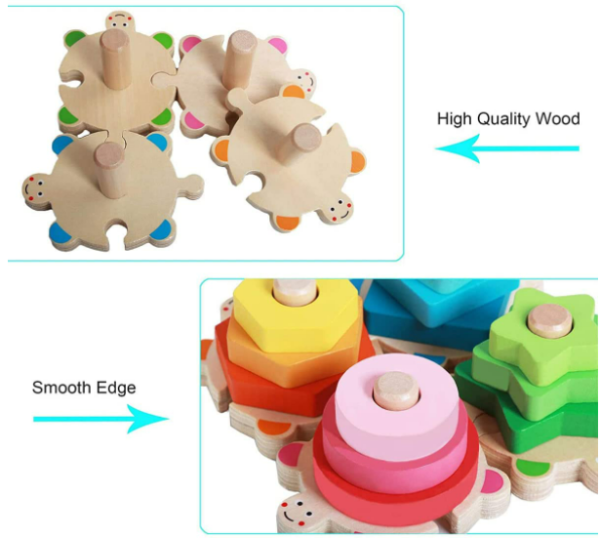 Turtle Shape Sorter Toy - Image 4