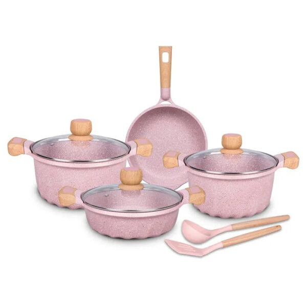 Non-Stick Induction Bottom Cooking Pot Set - Image 5