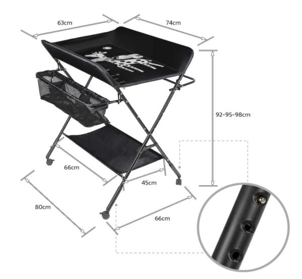 Baby Foldable Changing Table - Image 4