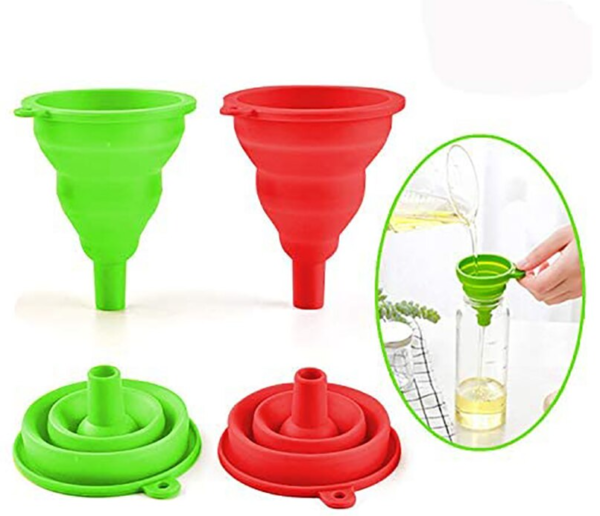 Foldable Collapsible Silicone Funnel - Image 3