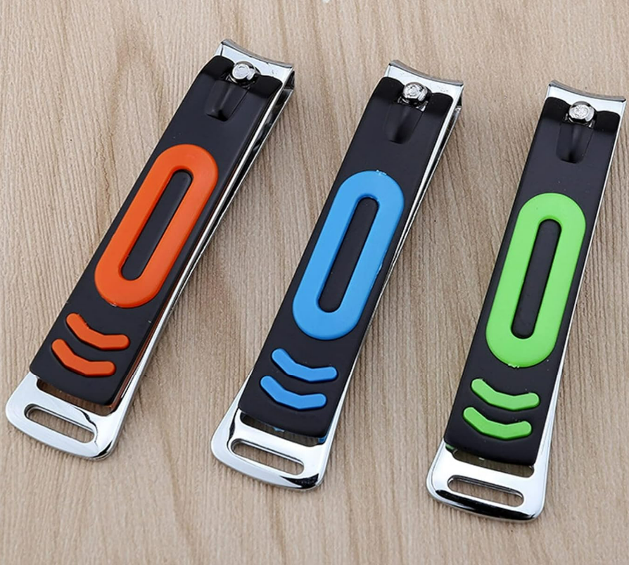 Large Flat Colourful Nail Clipper (Each)