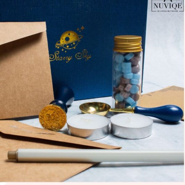 Vintage Sealing Wax And Stamp Kit - Image 3