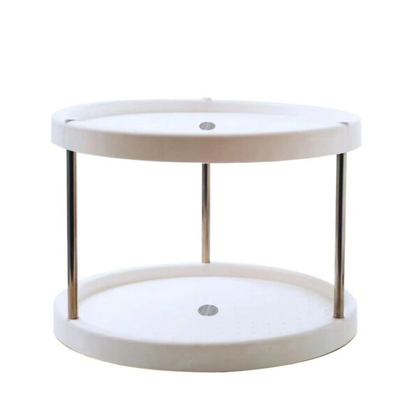 Lazy Susan Turn Table Organiser (Two Tier) - Image 3