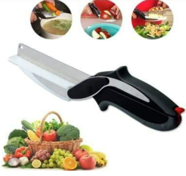 Clever Cutter Stainless Steel Vegetable Scissor - Image 4