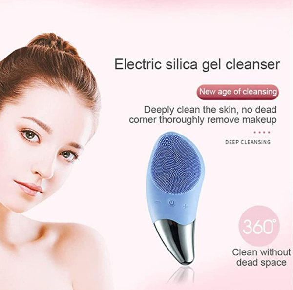 Silicone Two Tone Facial Cleansing Brush